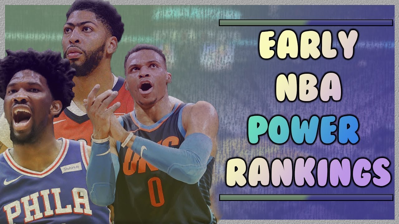 Early 2018-2019 NBA Power Rankings!!!