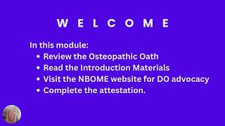 Module One Osteopathic Identity
