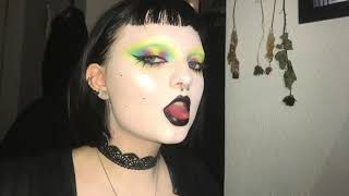 Makeup tutorial 13 - Freaky Goth ~ RottingRed