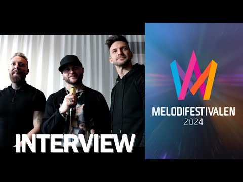 Smash Into Pieces interview - "Heroes Are Calling" (Melodifestivalen 2024, Deltävling 1, Malmö)