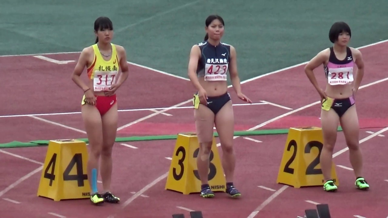 女子100m 準決勝3組 第35回北海道高校新人陸上 Youtube