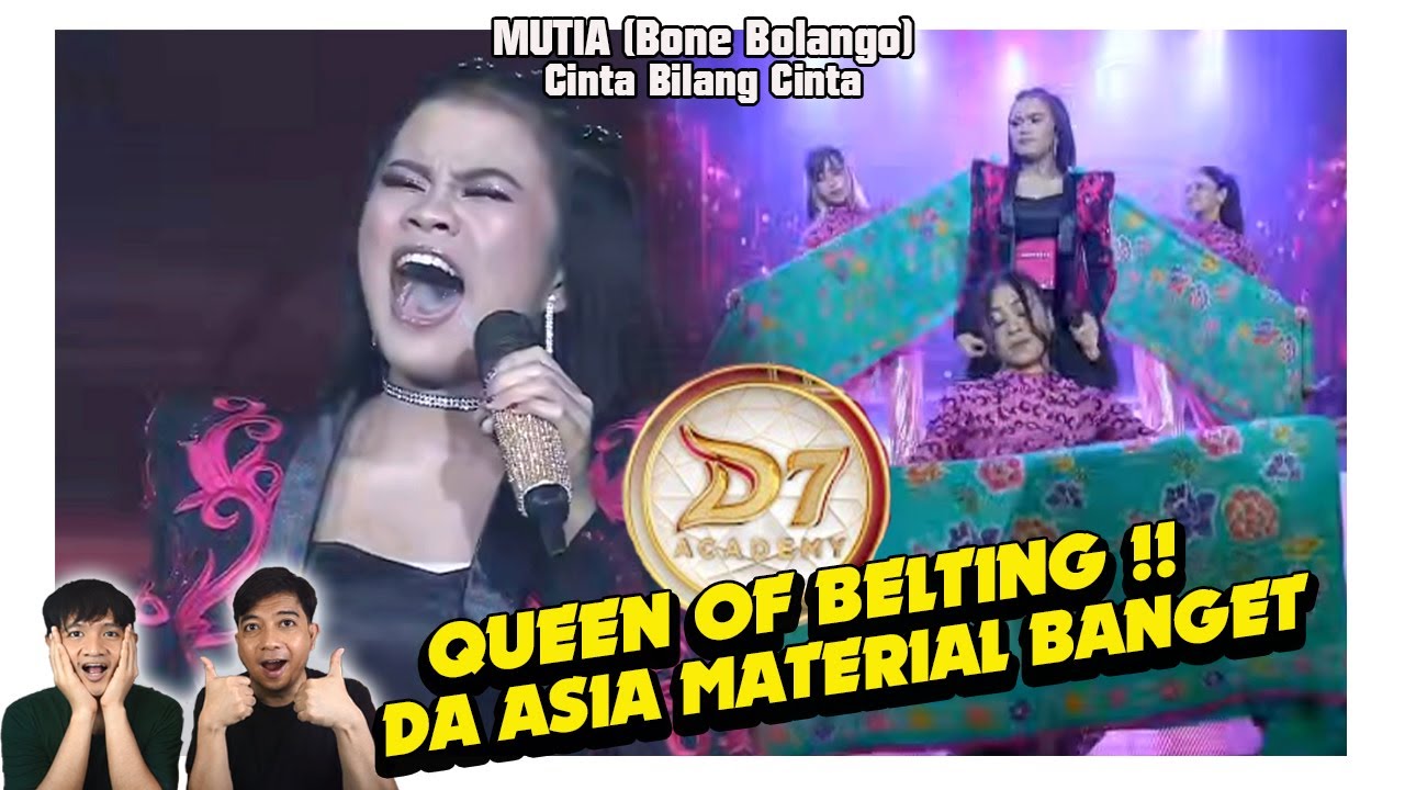 Ratunya belting Mutia (Bone Bolango) Cinta Bilang Cinta. Menggelegar DA Asia material banget.