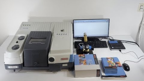 Testing a Thermo Nicolet 6700 FT-IR Spectrometer w/ Thunderdome ATR, PC, Software FTIR