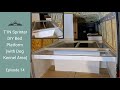Van Build Episode 14! Building the Bed Platform and Dog Kennel Area! DIY T1N Sprinter Van Conversion