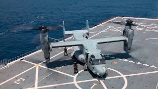 Osprey Landing by U.S. Navy 38,747 views 9 months ago 2 minutes, 37 seconds