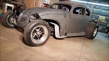 1956 VW Oval Bug Chopped Blown V8 Project Part 17