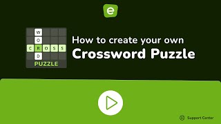 How to create your own Crossword Puzzle in Educaplay