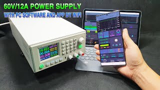 Assembling DC Power Supply 60V 12A 720W - PC software and APP by WIFI screenshot 2