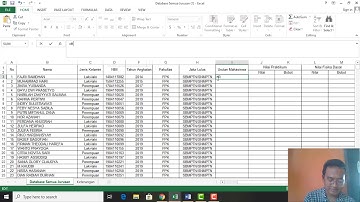 CARA MENGGUNAKAN FUNGSI LOGIKA IF DAN FUNGSI STRING DI EXCEL!!!!!! LAPORAN 4 FISIKA DASAR