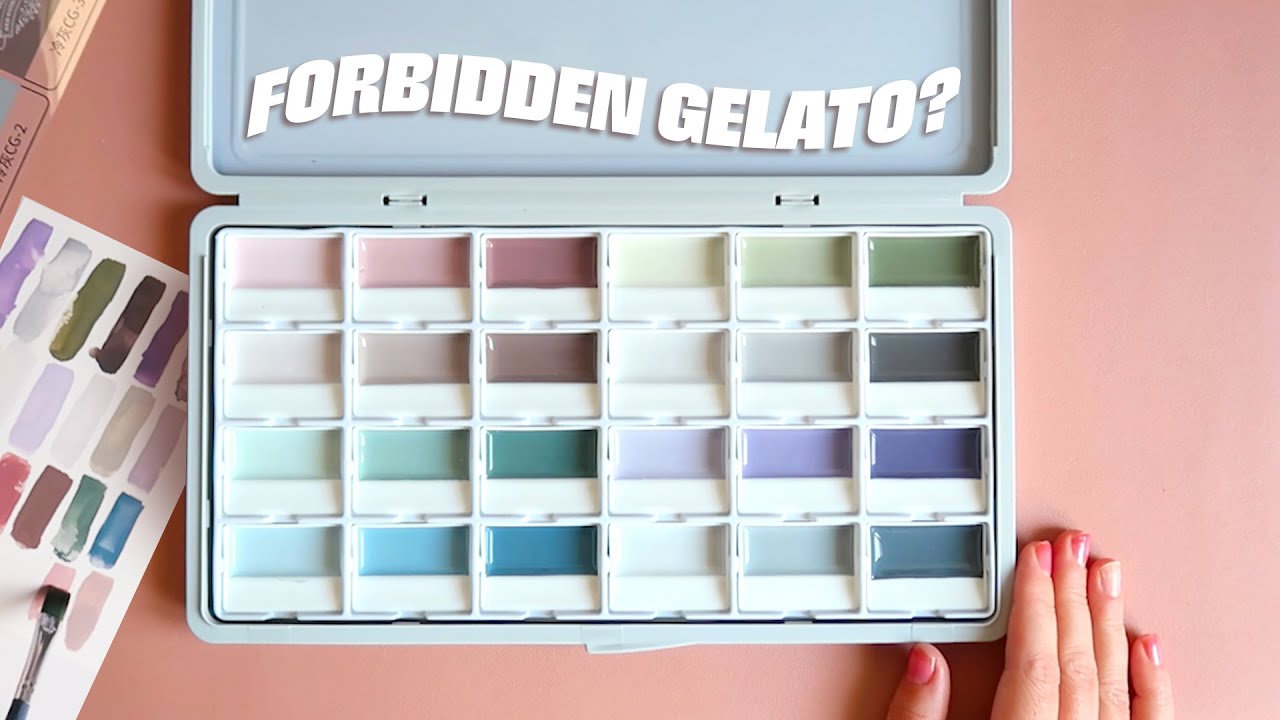 SATISFYING WATERCOLORS. Beautiful palette, is it any good? Watch me fall in love with watercolor!