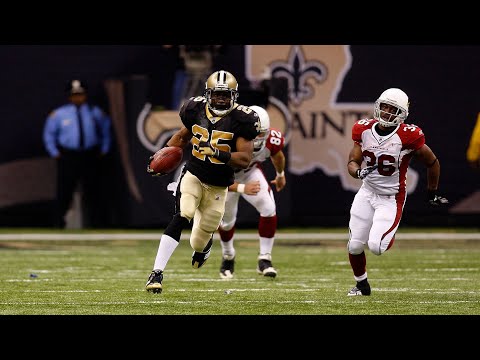 Reggie Bush 83 Yard Punt Return TD 2009 NFC Divisional Cardinals at Saints (4K60fps)