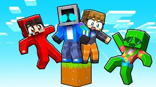 One Block Skyblock with YOUTUBER SISTERS in Minecraft!