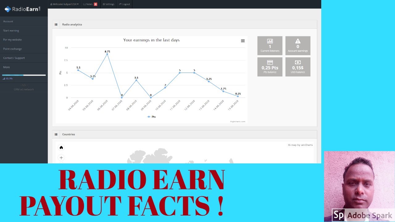 RADIOEARN PAYMENT FACTS YouTube