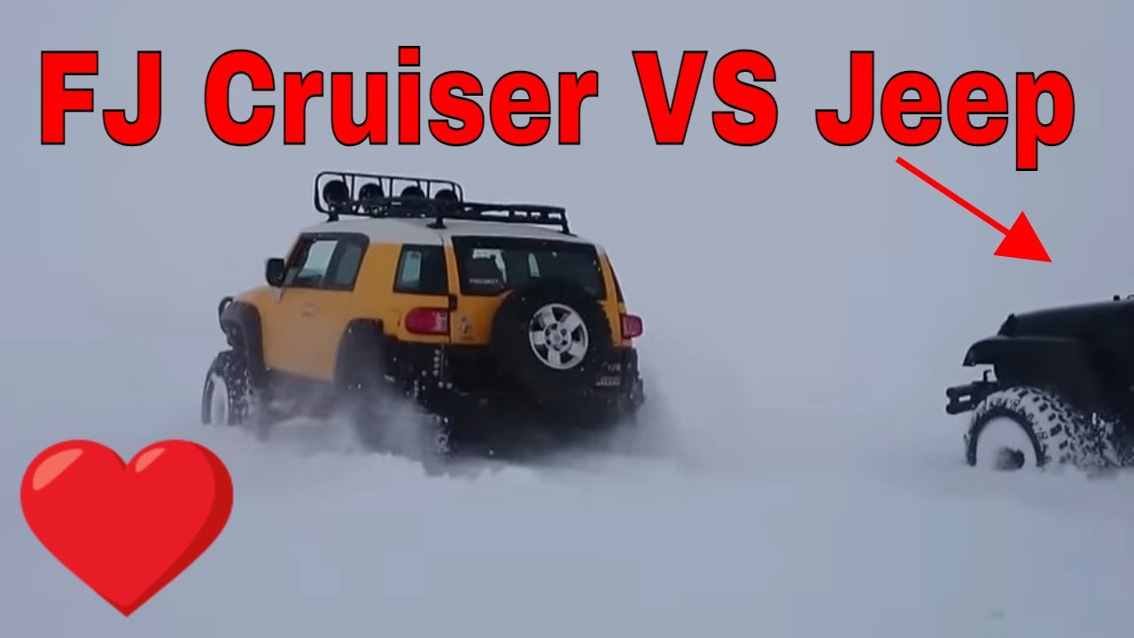 Fj Cruiser Vs Jeep Wrangler Extreme Deep Snow Challenge Part 2