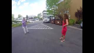 Director Waters w  Actress at Culver Studios 2