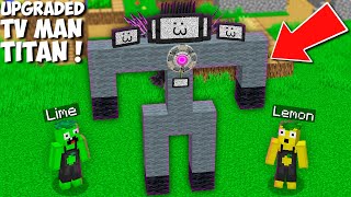 What if YOU SPAWN NEW UPGRADED TV MAN TITAN in Minecraft ? NEW SKIBIDI MOB !