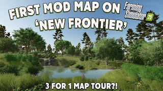 FIRST CONSOLE MAP(S)?! “NEW FRONTIER” MOD MAP TOUR! ON Farming Simulator 25 (Review) PS5.