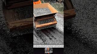 How Road Crews Spread Gravel with Precision Using a Manual Chip Spreader!