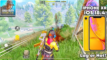 IPHONE XR iOS 18.4 CODM GAMEPLAY TEST 2025 | 80 FOV Lag or Not ?