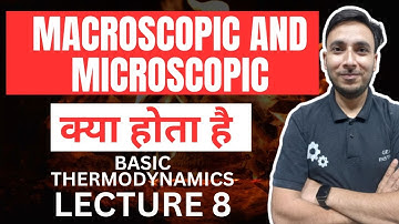 What is Macroscopic and Microscopic System || Basic Thermodynamics