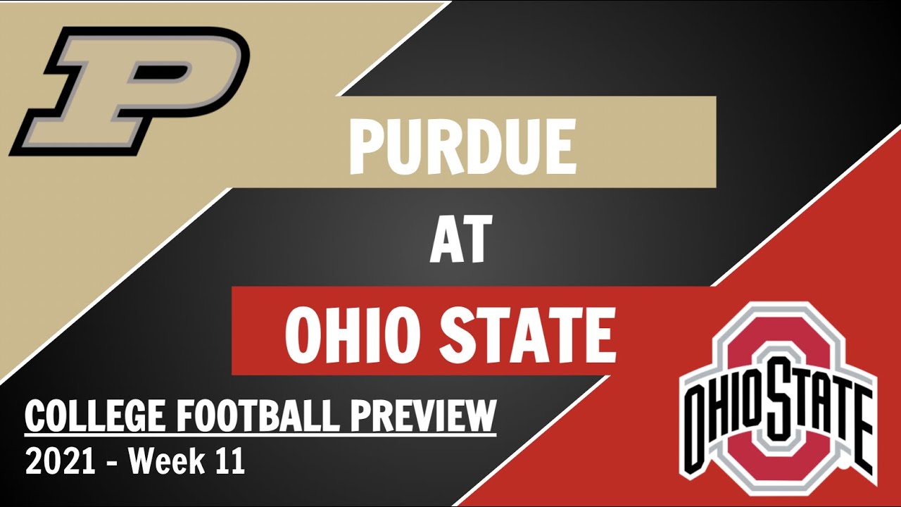 Purdue at Ohio State Preview and Predictions - 2021 Week 11 College ...