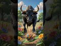 🐌⚡ The Snail vs. The Bull! 🐂 Who Will Win? 😱 | Funny Animal Animation #Shorts