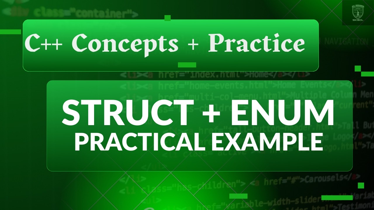 How to Use Structs and Enums Together in C++ (Practical Example) - YouTube