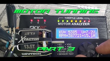 How to tune your RC sensored Brushless motor, Part 3, Poor mans version of how to adjust your motor