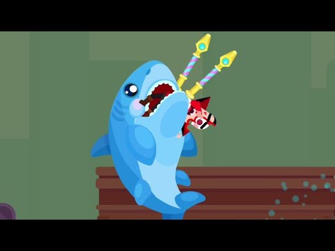 Bowmasters Shark 2 Brutalities Gameplay Youtube 