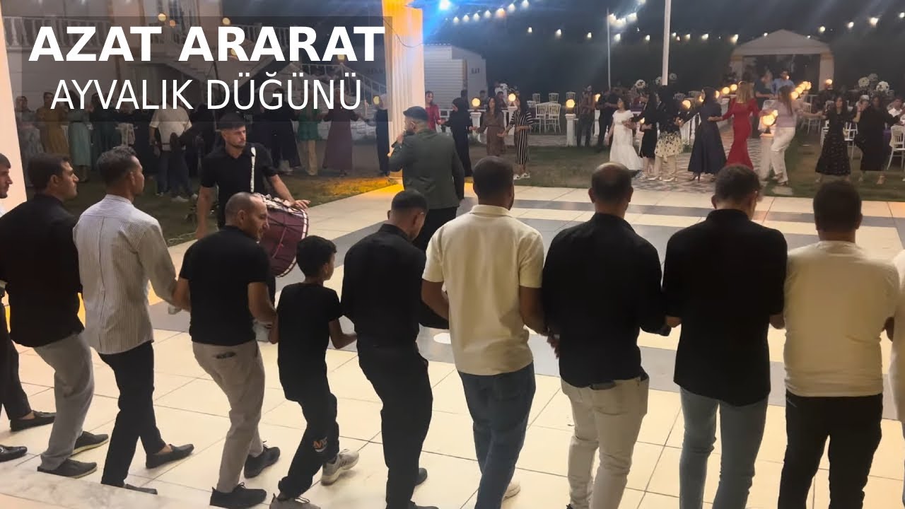 Azat Ararat - Balıkesir Ayvalık Düğünü | Kürtçe Halay Düğün