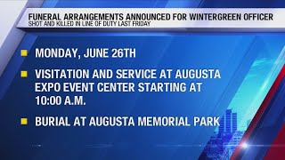 Funeral services finalized for fallen Wintergreen Police Officer