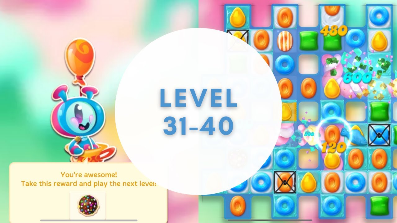 4 Candy Crush Jelly Saga [ LV.3140 ]キャンディクラッシュゼリー攻略 YouTube