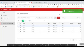 Oracle Apex 19.1 : Dynamic Action Part 19 [Interactive Grid save]
