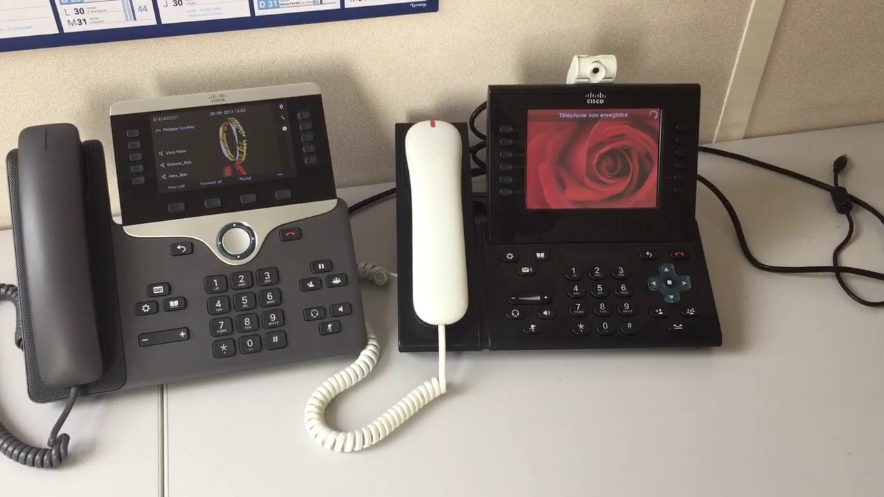 Cisco 8851 9971 custom ring tone - YouTube