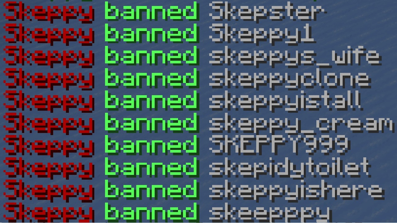 LAST SKEPPY TO GET BANNED WINS