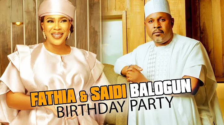 See How Fathia Balogun Williams and Saidi Balogun celebrated their Birthday