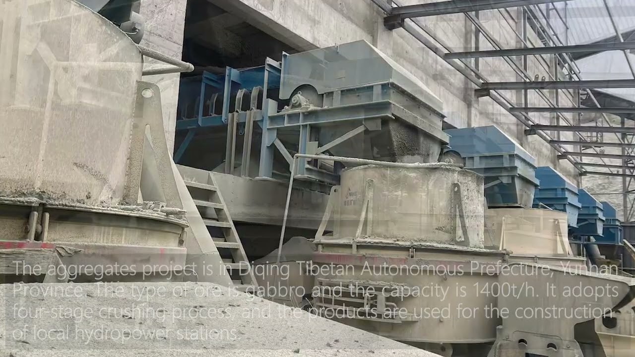 Aggregates System of TB Hydropower Station of the 5th Branch of Sinohydro Bureau 7 Co. Ltd.