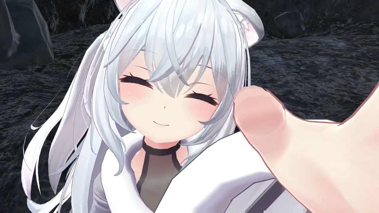 [ASMR-VRC] Cute Arctic Fox takes you to her Den (Hand Movements, Ear Blowing, HeadPats) - No talking