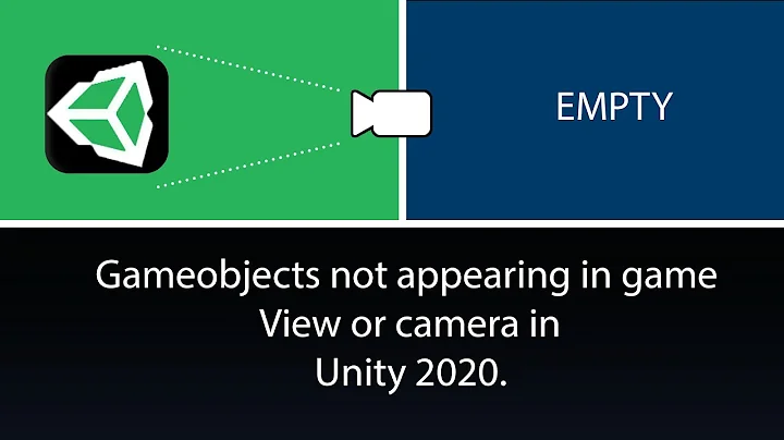 GameObjects not visible in camera or game view in unity. Fix.