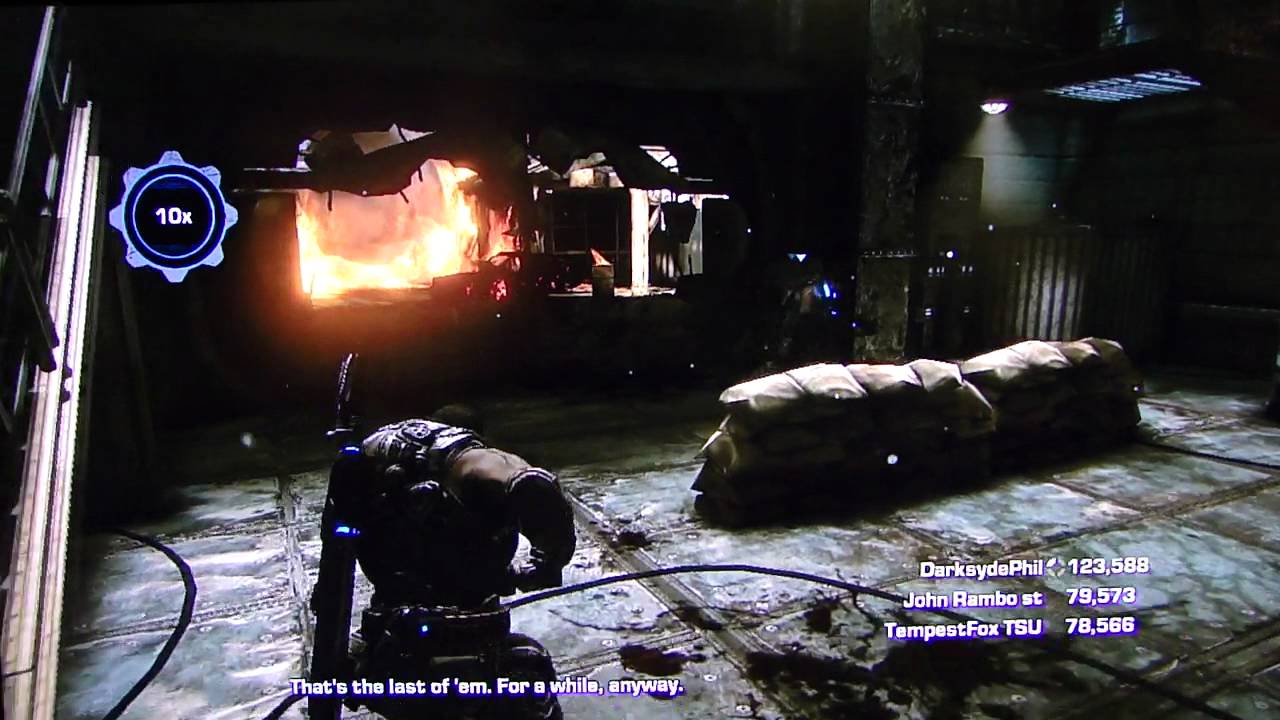 Gears of War 3 coop playthrough pt20 YouTube
