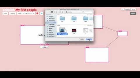 Popplet - A short tutorial