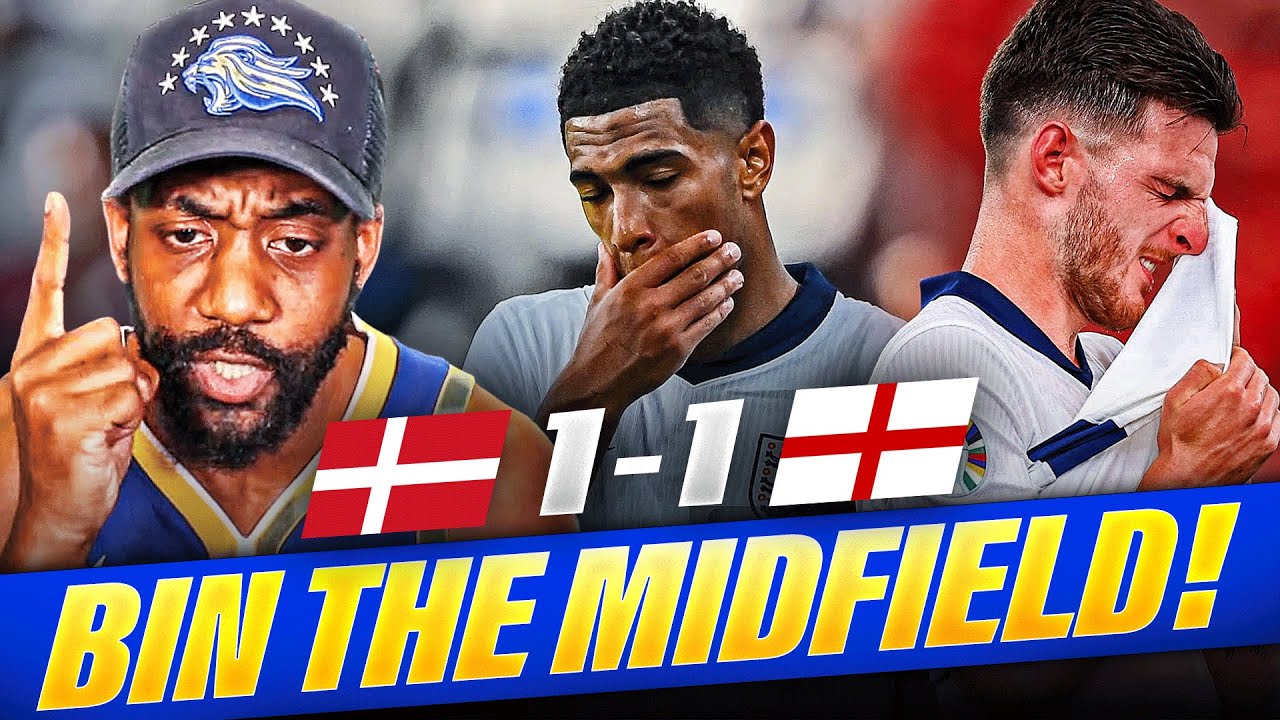 COOKED: BIN THE WHOLE MIDFIELD | Denmark vs England | MATCH REACTION