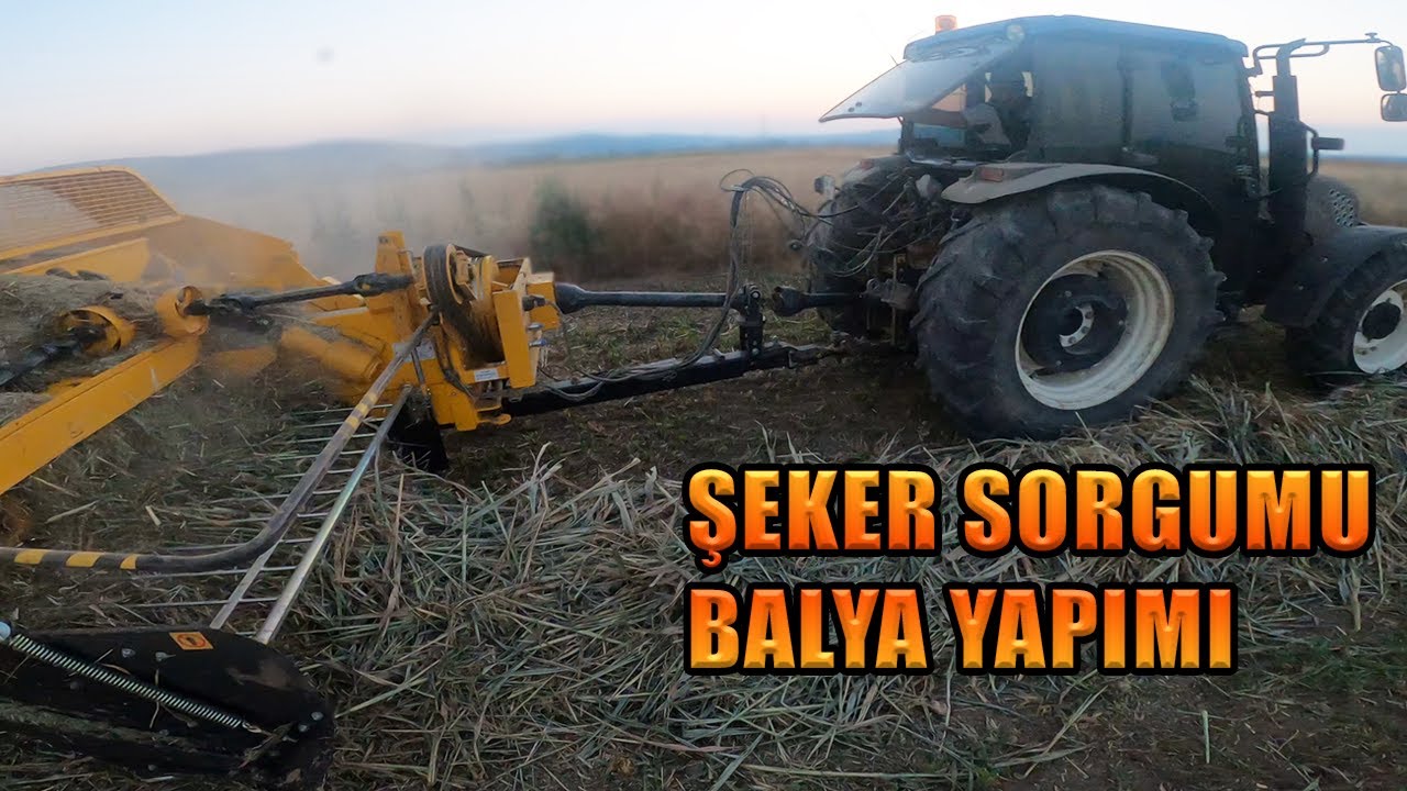 DÖNÜME 20 BALYA - ŞEKER SORGUMU BALYA YAPIMI - NEW HOLLAND BC 5050 HB ...