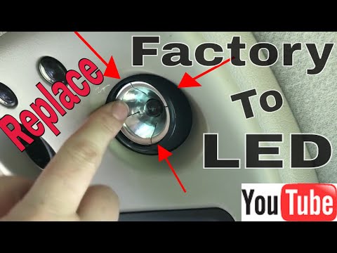 Replacing Factory Interior Light Bulbs With LED Bulbs Chevy Silverado