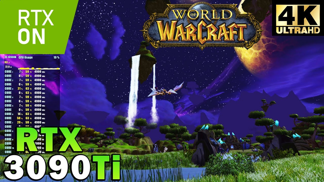 World Of Warcraft The Burning Crusade Classic 4K | RTX 3090 Ti | i9 10900K | RTX ON | Ultra Settings