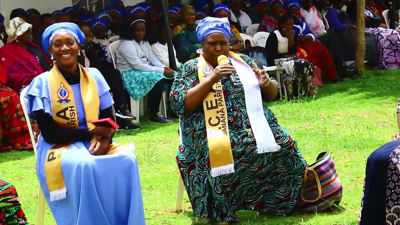 HILARIOUS SKIT BY PCEA BANANA PARISH ELDERS AS THEY BID FAREWELL TO REV. MARY MURIUKI.