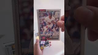 Opening a 2026 series one pack of topps baseball cards