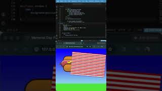 Memorial Day Vibez 🌭🇺🇸 #memorialday #css #coding