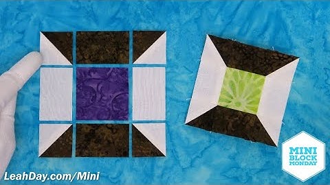 How to Sew a Spool Quilt Block - Mini Block Monday #17