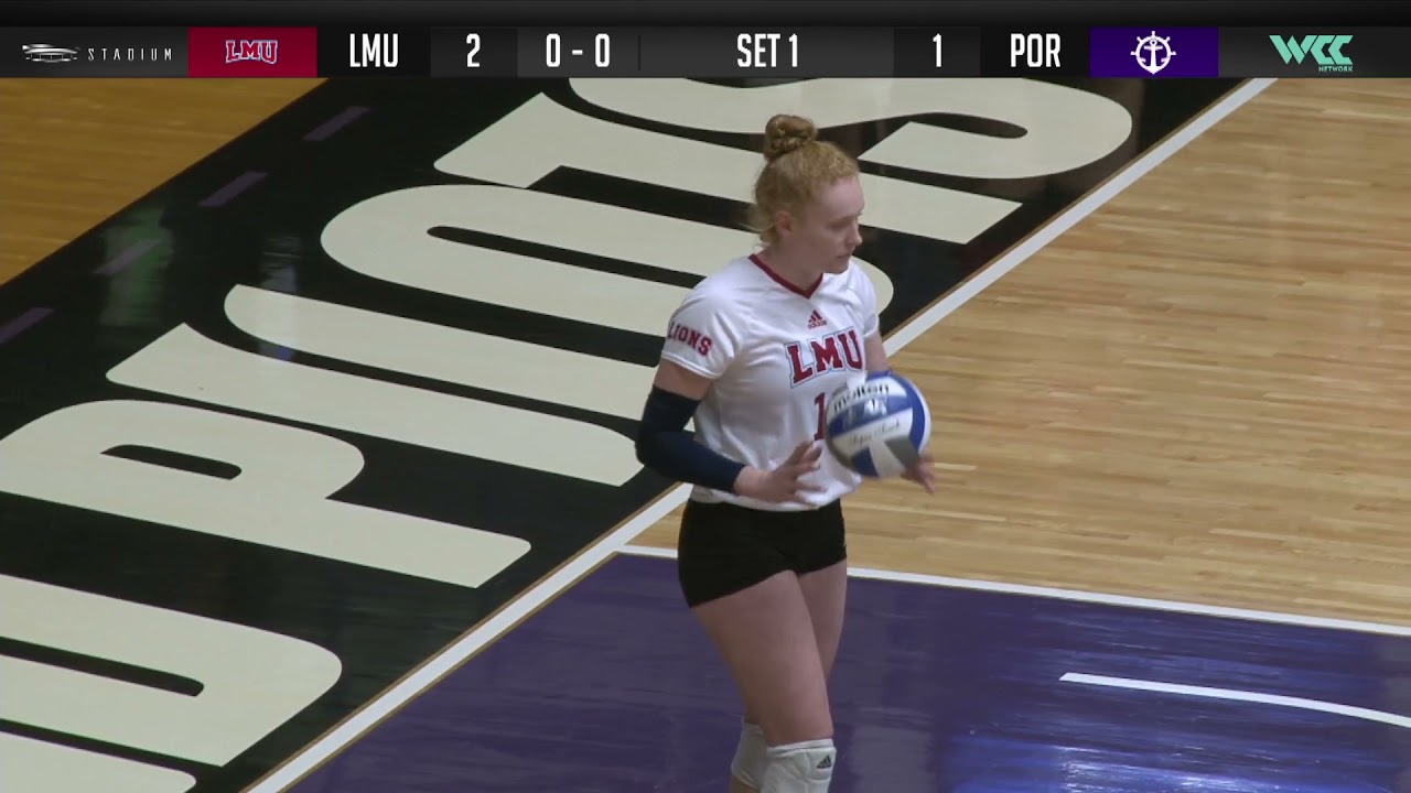 Portland Volleyball vs LMU (13) Full Game YouTube